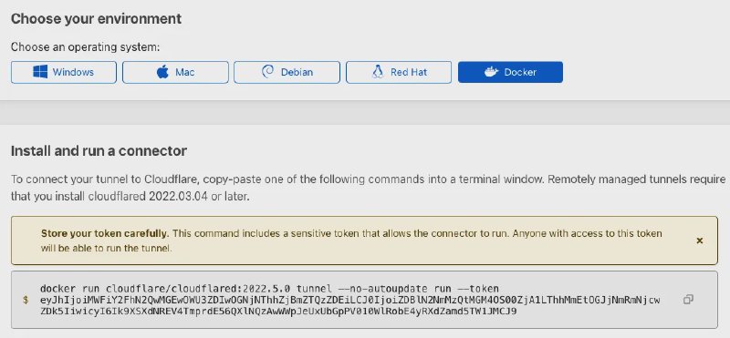 Docker enviroment