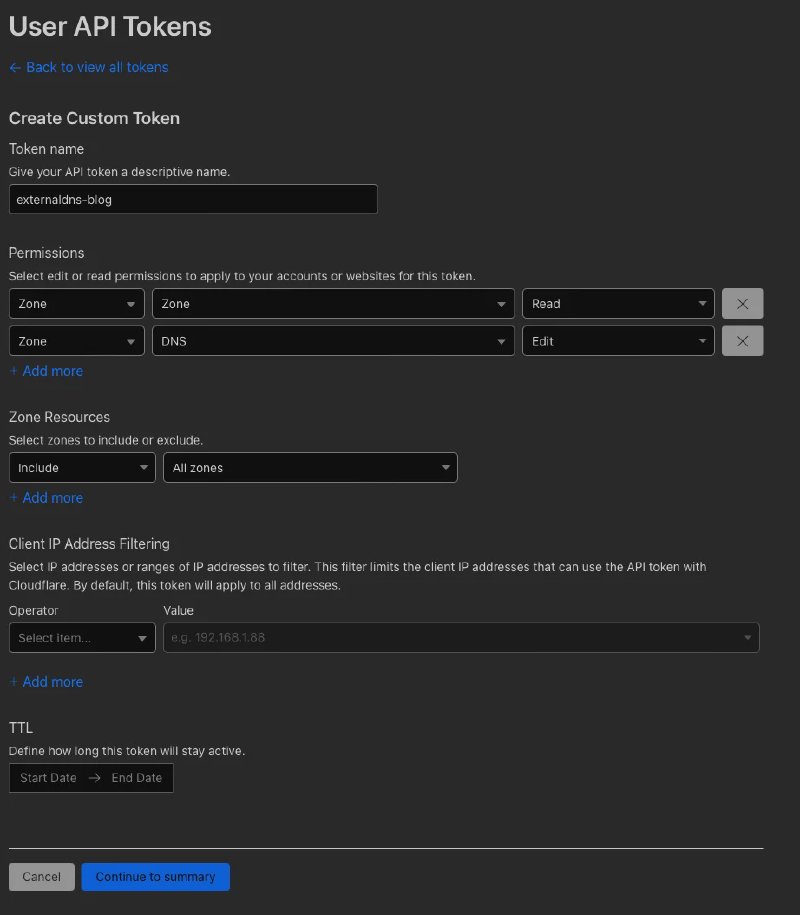 create api